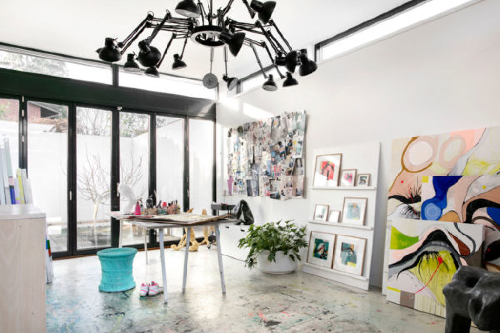 STUDIO BY ARTIST CHRSTINA JULSGAARD REPRESENTED BY OOV GALLERY