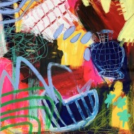BY DIVE MADHOUSE ART PAINTING MIXED MEDIA OOV GALLERY DENMARK